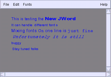 screenshot of
 jword